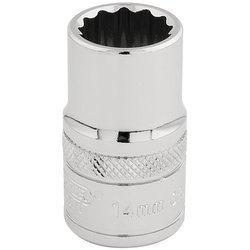 Draper Expert HI-TORQ® 12 Point Socket, 1/2" Sq. Dr., 14mm