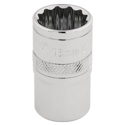 Draper Expert HI-TORQ® 12 Point Socket, 1/2" Sq. Dr., 16mm