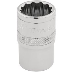 Draper Expert HI-TORQ® 12 Point Socket, 1/2" Sq. Dr., 17mm