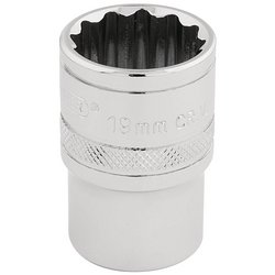 Draper Expert HI-TORQ® 12 Point Socket, 1/2" Sq. Dr., 19mm