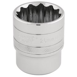 Draper Expert HI-TORQ® 12 Point Socket, 1/2" Sq. Dr., 28mm