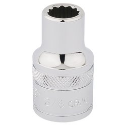 Draper Expert HI-TORQ® 12 Point Socket, 1/2" Sq. Dr., 3/8"