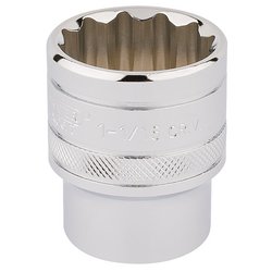 Draper Expert HI-TORQ® 12 Point Socket, 1/2" Sq. Dr., 1.1/16"