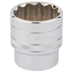 Draper Expert HI-TORQ® 12 Point Socket, 1/2" Sq. Dr., 1.1/4"