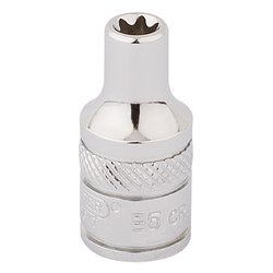 Draper Expert TX-STAR® Socket, 1/4" Sq. Dr., E5