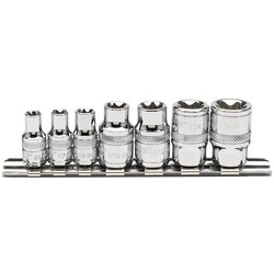 Draper Expert TX-STAR® Socket Set, 1/4" and 3/8" Sq. Dr. (7 Piece)