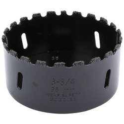 Draper Expert Tungsten Carbide Grit Hole Saw, 95mm