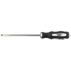Draper Expert 'Pound Thru' Plain Slot Soft Grip Screwdriver, 6.5 x 150mm