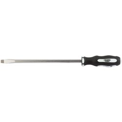 Draper Expert 'Pound Thru' Plain Slot Soft Grip Screwdriver, 10 x 250mm