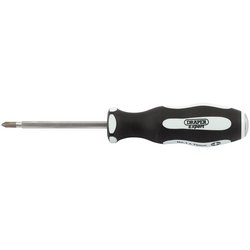 Draper Expert 'Pound Thru' Cross Slot Soft Grip Screwdriver, No.1 x 75mm