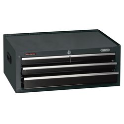 Intermediate Tool Chest, 3 Drawer, 26", Black
