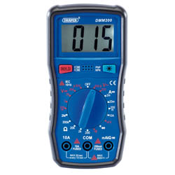 200 Series Manual Ranging Digital Multimeter, 600V, AC/DC