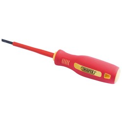 Fully Insulated Plain Slot Screwdriver, 2.5 x 75mm