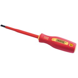 Fully Insulated Plain Slot Screwdriver, 5.5 x 125mm