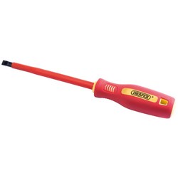 Fully Insulated Plain Slot Screwdriver, 8 x 150mm