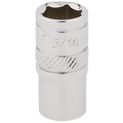 Draper Expert HI-TORQ® 6 Point Socket, 1/4" Sq. Dr., 5/16"