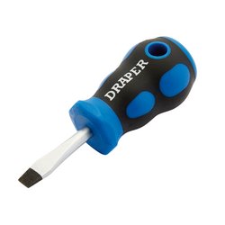 Soft Grip Plain Slot Screwdriver, 6.0 x 38mm