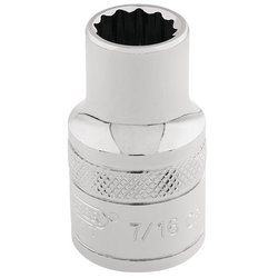Draper Expert HI-TORQ® 12 Point Socket, 3/8" Sq. Dr., 7/16"
