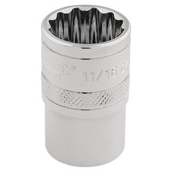 Draper Expert HI-TORQ® 12 Point Socket, 3/8" Sq. Dr., 11/16"