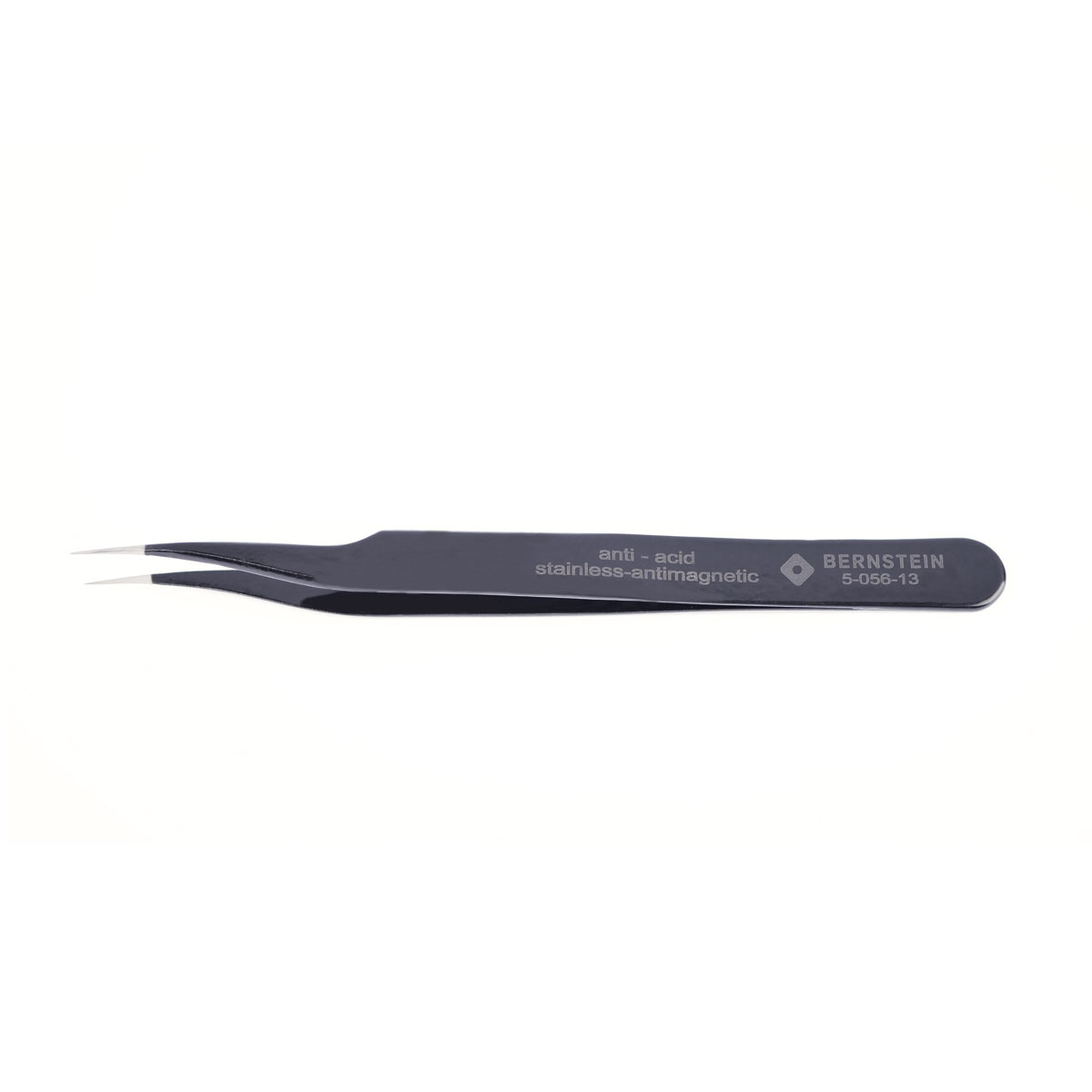 ESD SMD tweezers 120mm form 7 stainless steel, dissipative