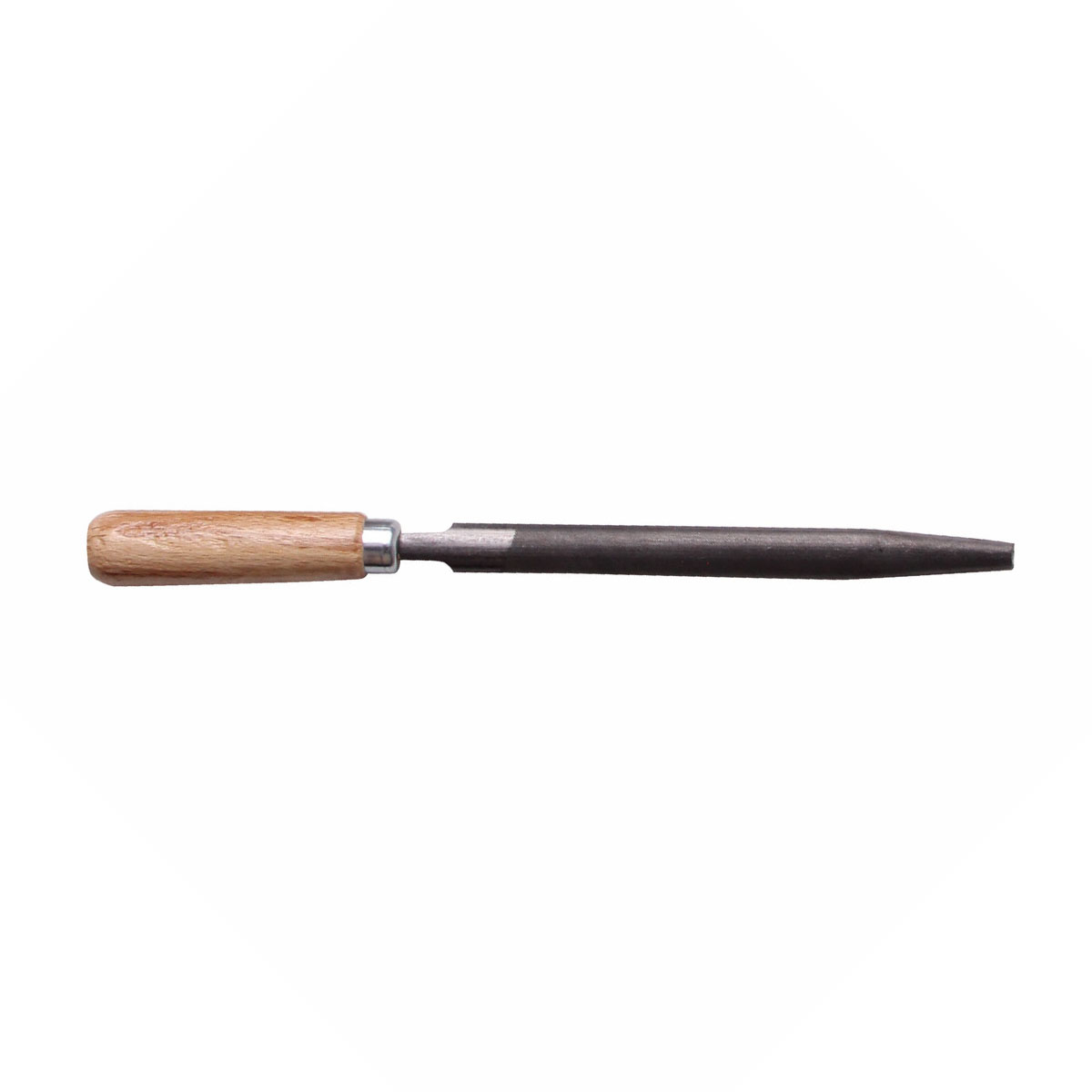 Warding files 100mm half round wooden handle