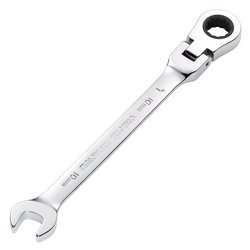 Draper HI-TORQ® Metric Flexible Head Ratcheting Combination Spanner, 10mm