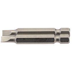 Plain Slot Insert Bit, 4.5mm, 1/4" Hex, 50mm Long (Pack of 2)...