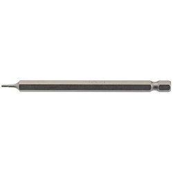 Hexagonal Insert Bit, 1.5mm, 1/4" Hex, 100mm Long (Pack of 1)