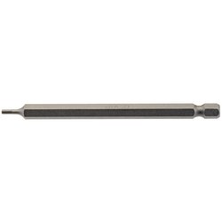 Hexagonal Insert Bit, 2mm, 1/4" Hex, 100mm Long (Pack of 1)