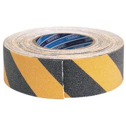 Heavy Duty Safety Grip Tape Roll, 18m x 50mm, Black and Yellow