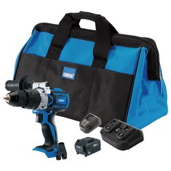 D20 20V Combi Drill Kit, 1 x 3.0Ah Battery, 1 x 4.0Ah Battery, 1 x Charger (5 Piece)