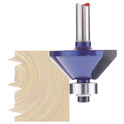TCT Router Bit, 1/4" Chamfering, 30mm x 45&deg;