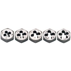 Metric Hexagon Die Nut Set (5 Piece)