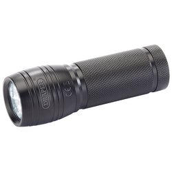 LED Aluminium Hand Torch, 5W, 45 Lumens, 3 x AAA Batteries Required