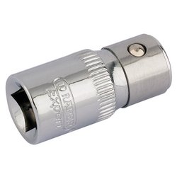Draper Expert Screwdriver Bit Holding Socket, 1/4" Sq. Dr. x 1/4" Hexagon