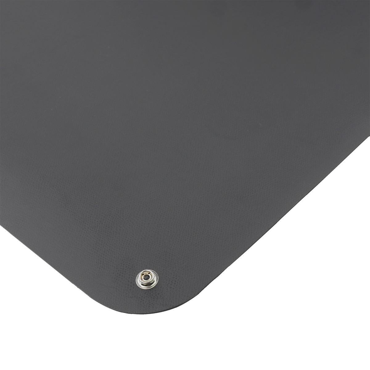 ESD grounding mat black (610x450x1.5) 2x10mm press buttons