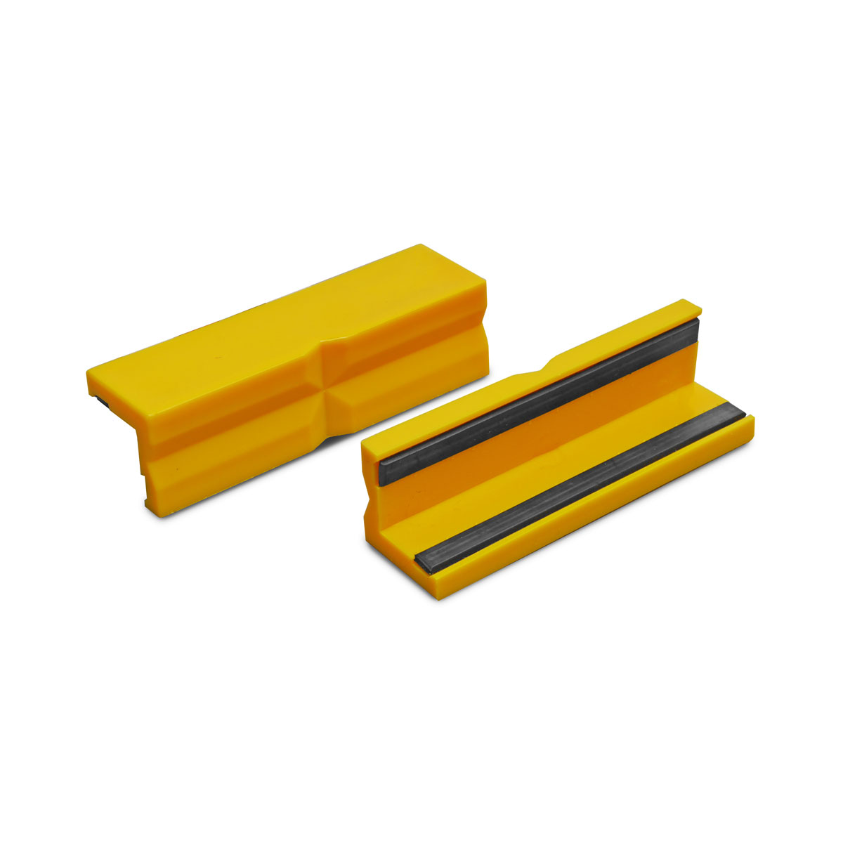 Protective jaws plastic 125mm yellow 1 pair consisting of two jaws