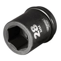 Draper HI-TORQ® 6 Point Impact Socket, 3/4" Sq. Dr., 28mm