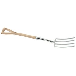 Draper Heritage Stainless Steel Digging Fork with Ash Handle
