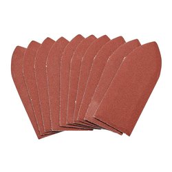 Hook and Loop Aluminium Oxide Sanding Sheets, 32 x 92mm, 240 Grit (Pack of 10)
