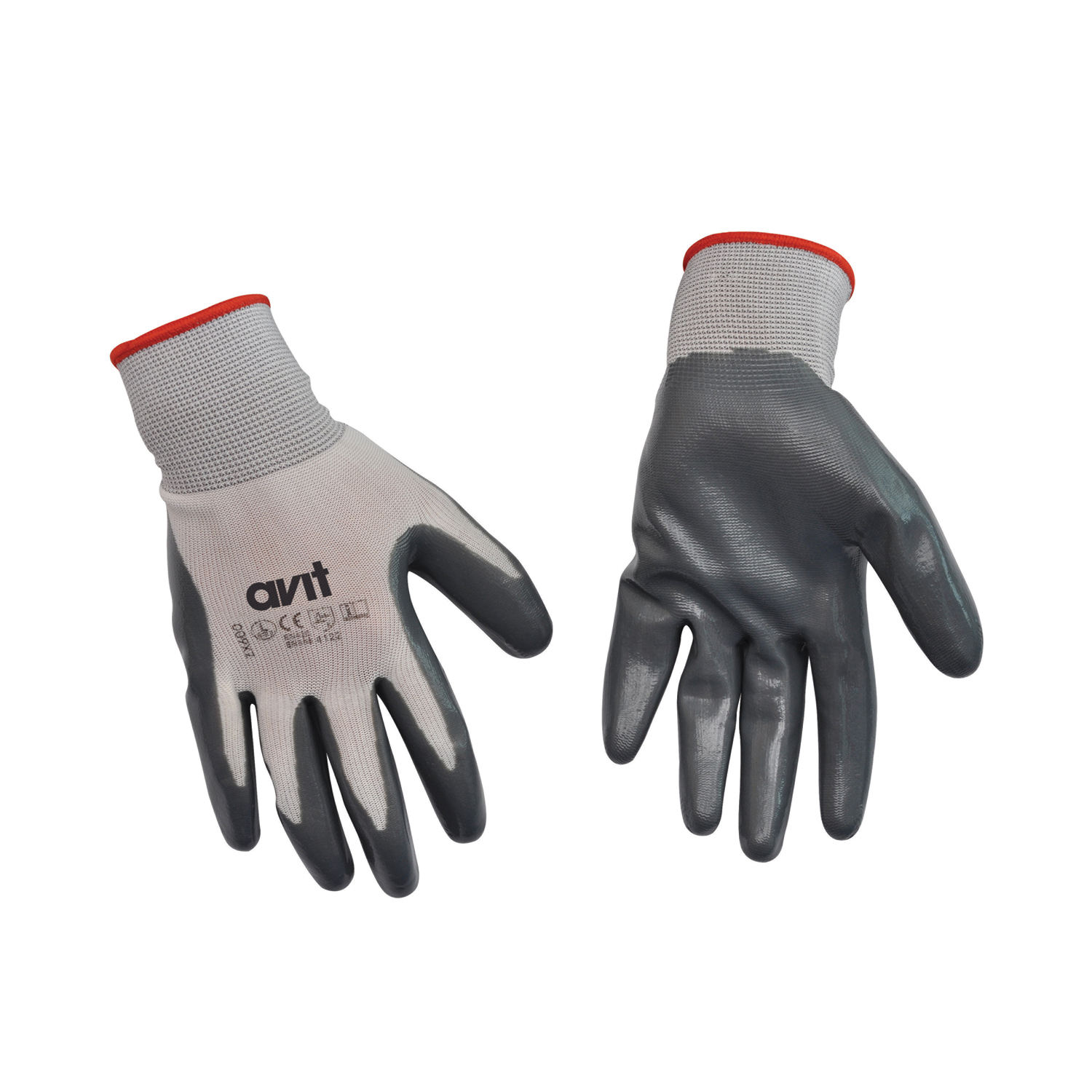 Nitrile Coated Gloves L