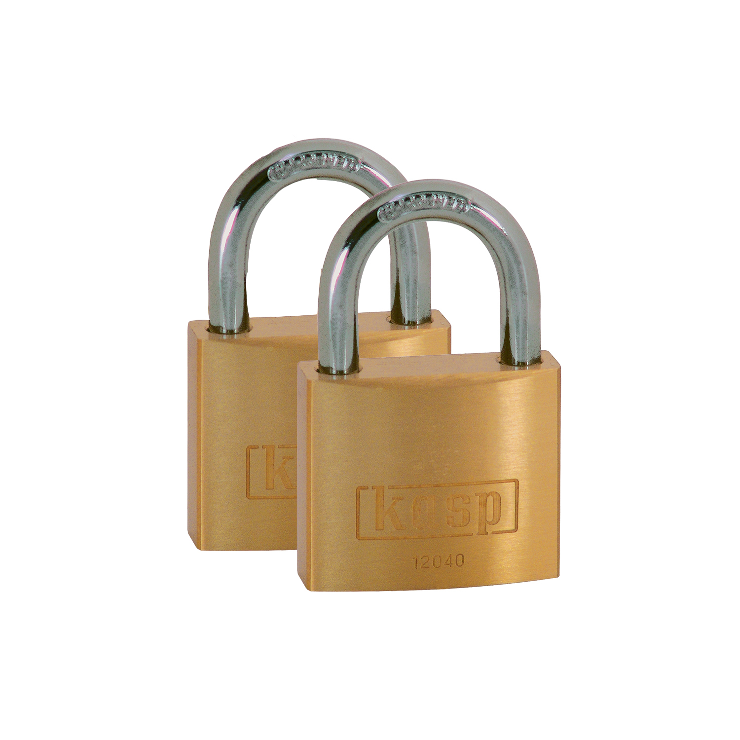 Brass Padlock - 40mm Twin Pack