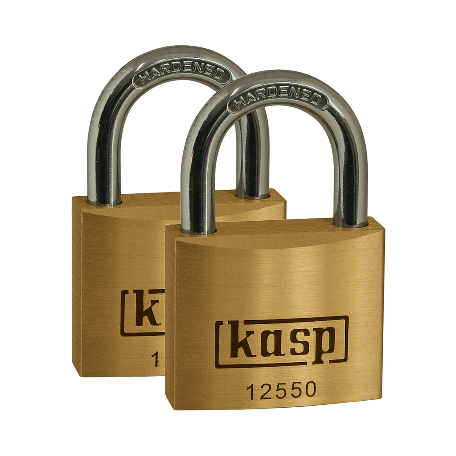 Premium Brass Padlock - 50mm - Twin