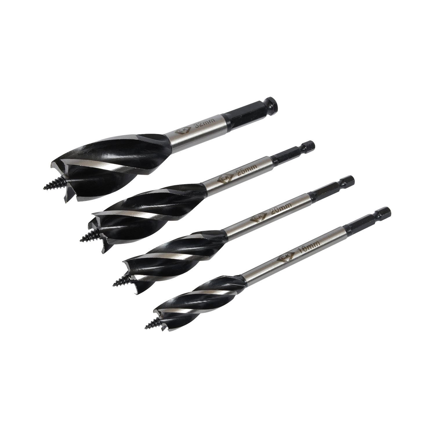 CK Fast4 Wood Drill Bit Set of 4