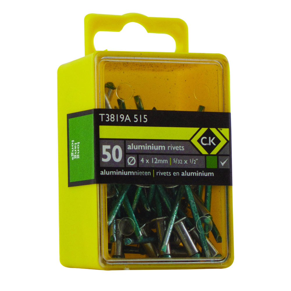 CK  Pop Rivets Aluminium 3.8x12mm Box of 50