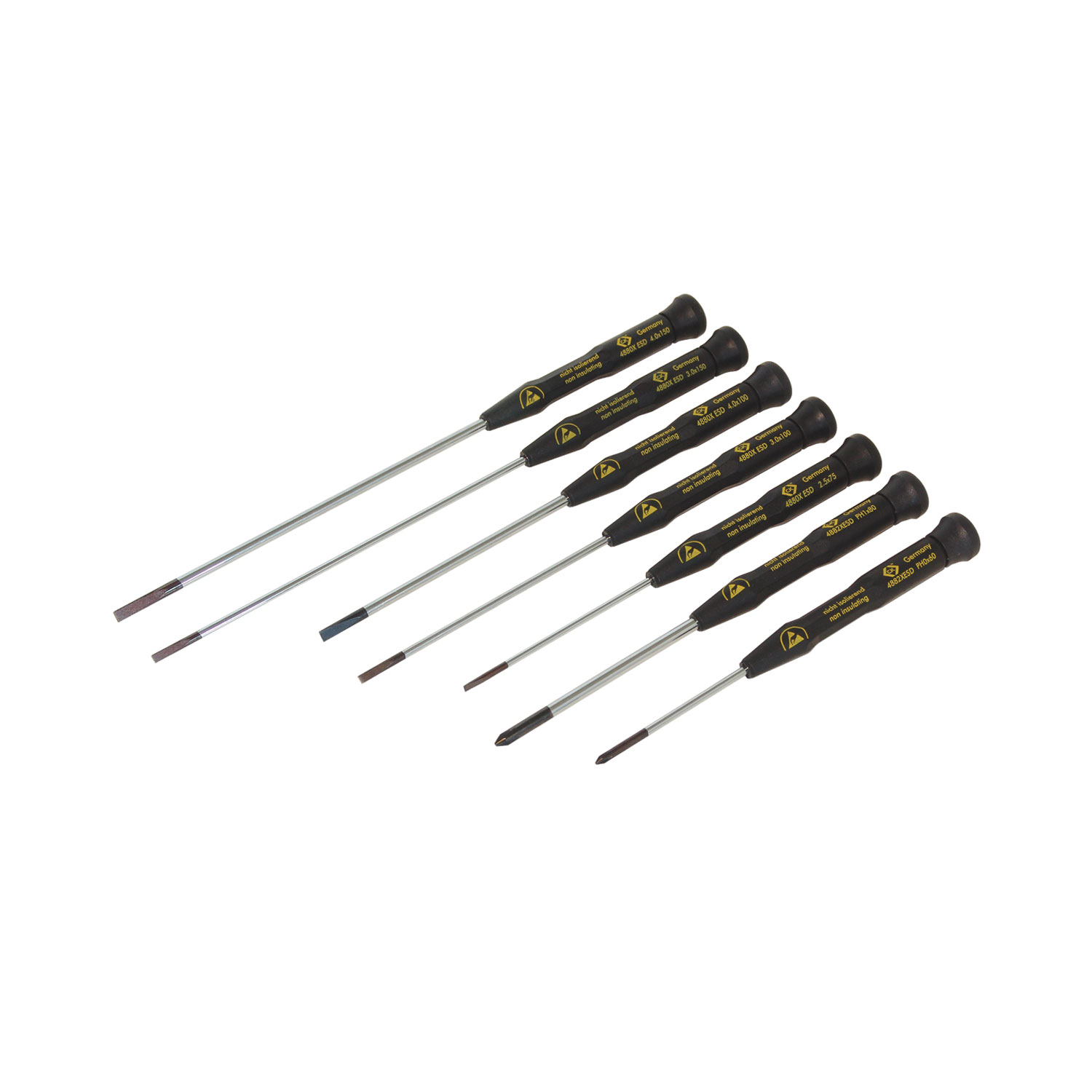 CK Xonic ESD Screwdriver Slotted/PH Set Of 7
