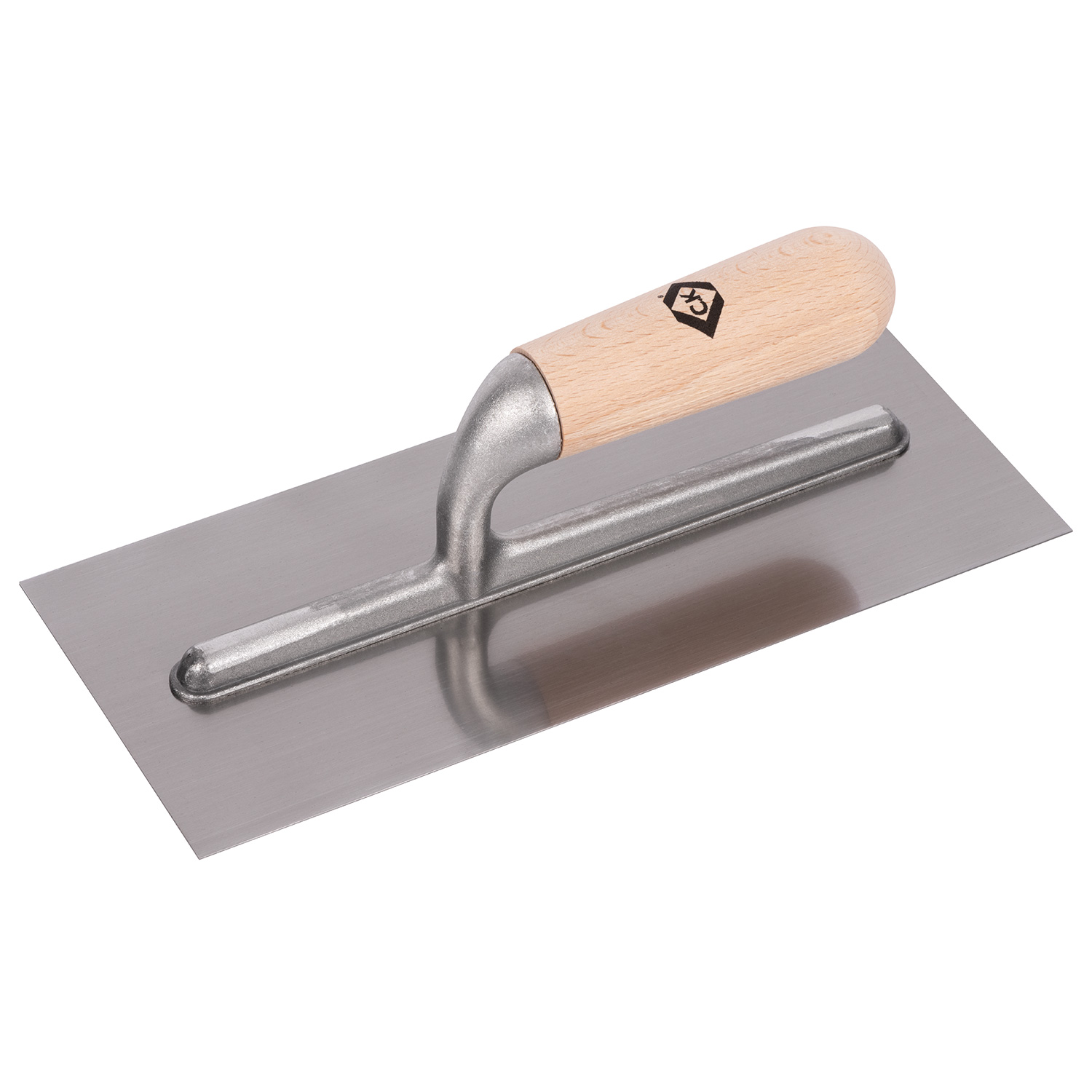 CK Finishing Trowel Carbon Steel Wood Grip 280x120mm