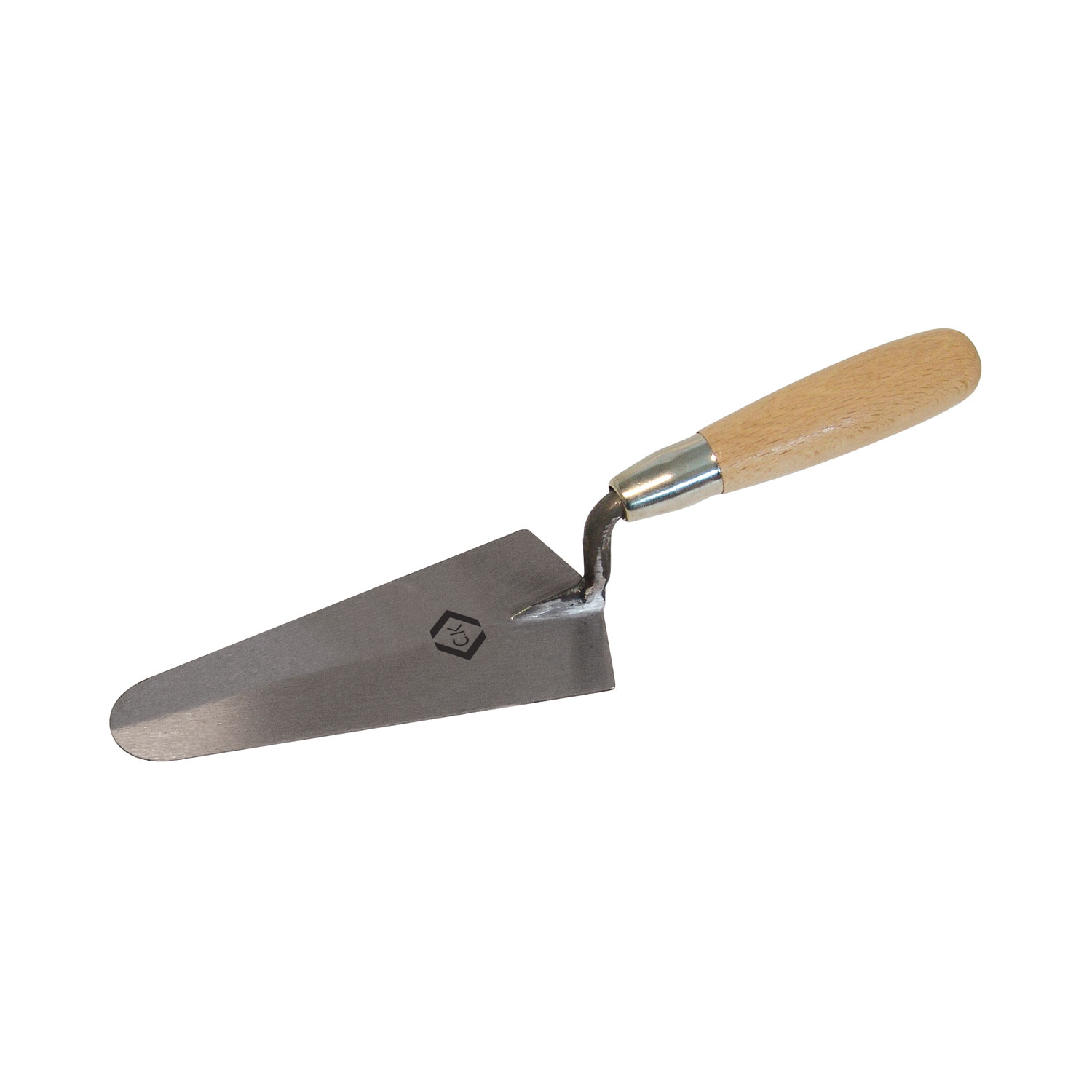CK Gauging Trowel Carbon Steel Wood Grip 180mm